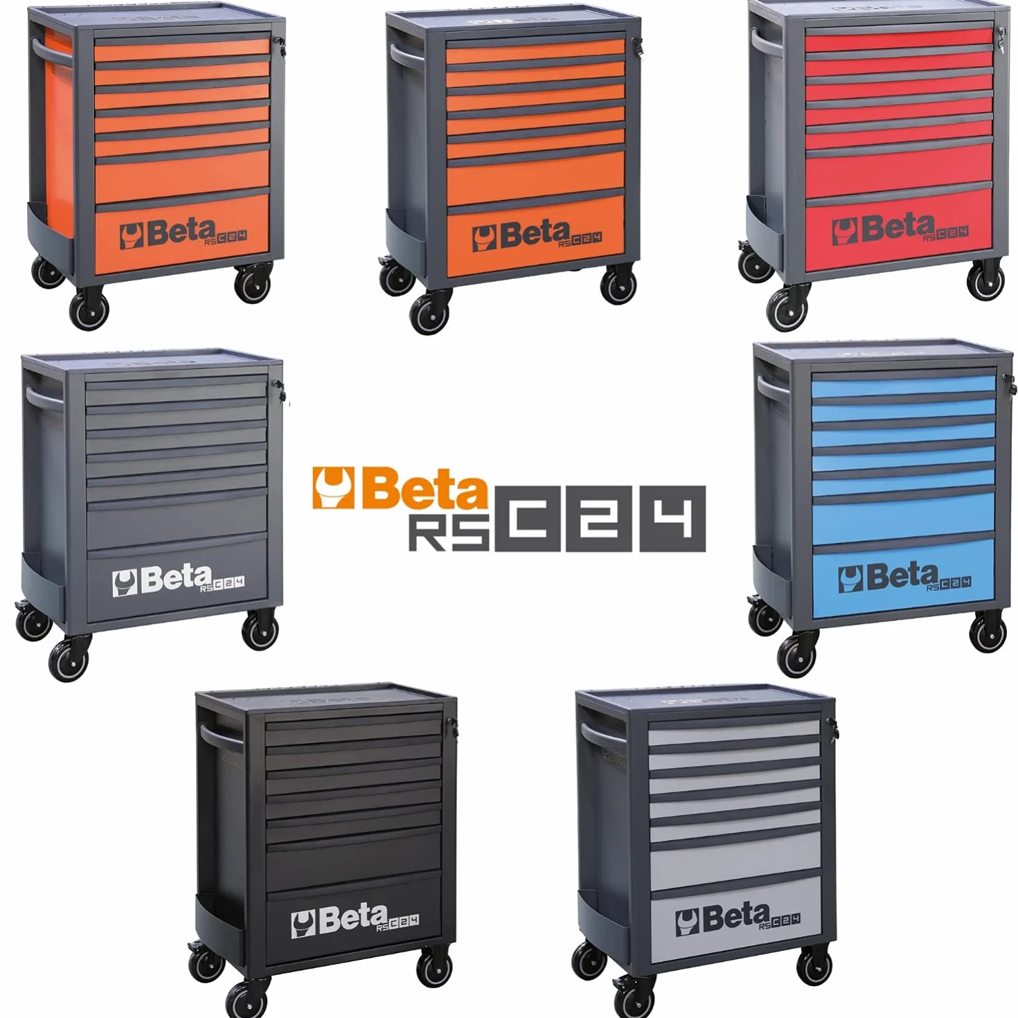 BETA RSC24/7-FO Cassettiera porta attrezzi 7 cassetti
