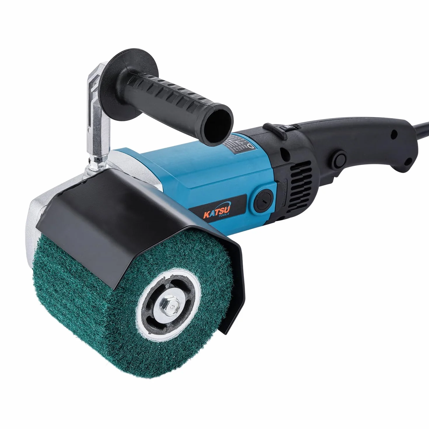 KATSU Tools Levigatrice a tamburo elettrica 1200 W – brunisher/politrice 6 velocità per finitura