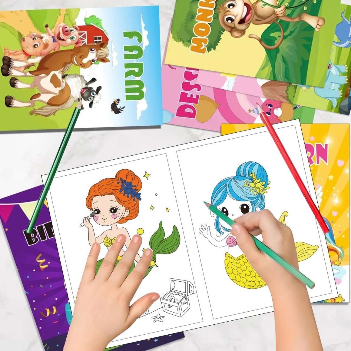 24 Mini Libri Da Colorare Per Bambini Di Età 2-4-8-12 Compleanno Party Regalini Di Piccola Attività Libri Goodie Bags Stuffers Classroom Attività Di Regalo Fine Anno