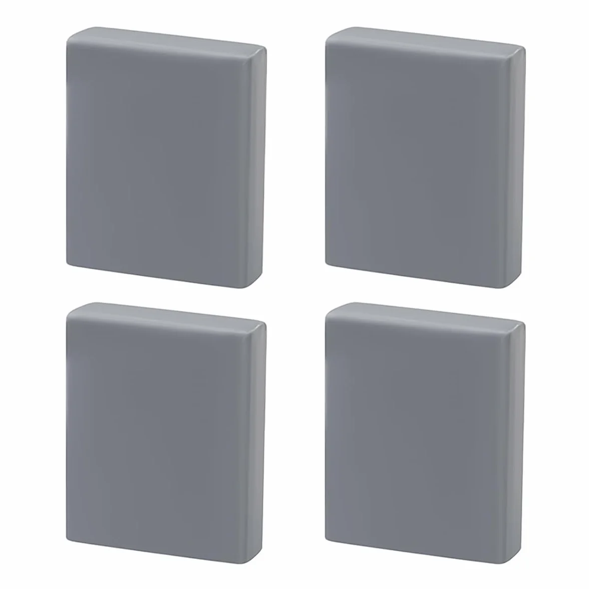 Set da 4 pezzi di gomme impastabili per artisti, gomme per schizzi, disegni e uso in ufficio a scuola, colore grigio