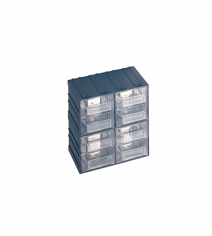 Terry 4037013 Tipo 13 Cassettiere, Vision, 8 Pezzi, Verde