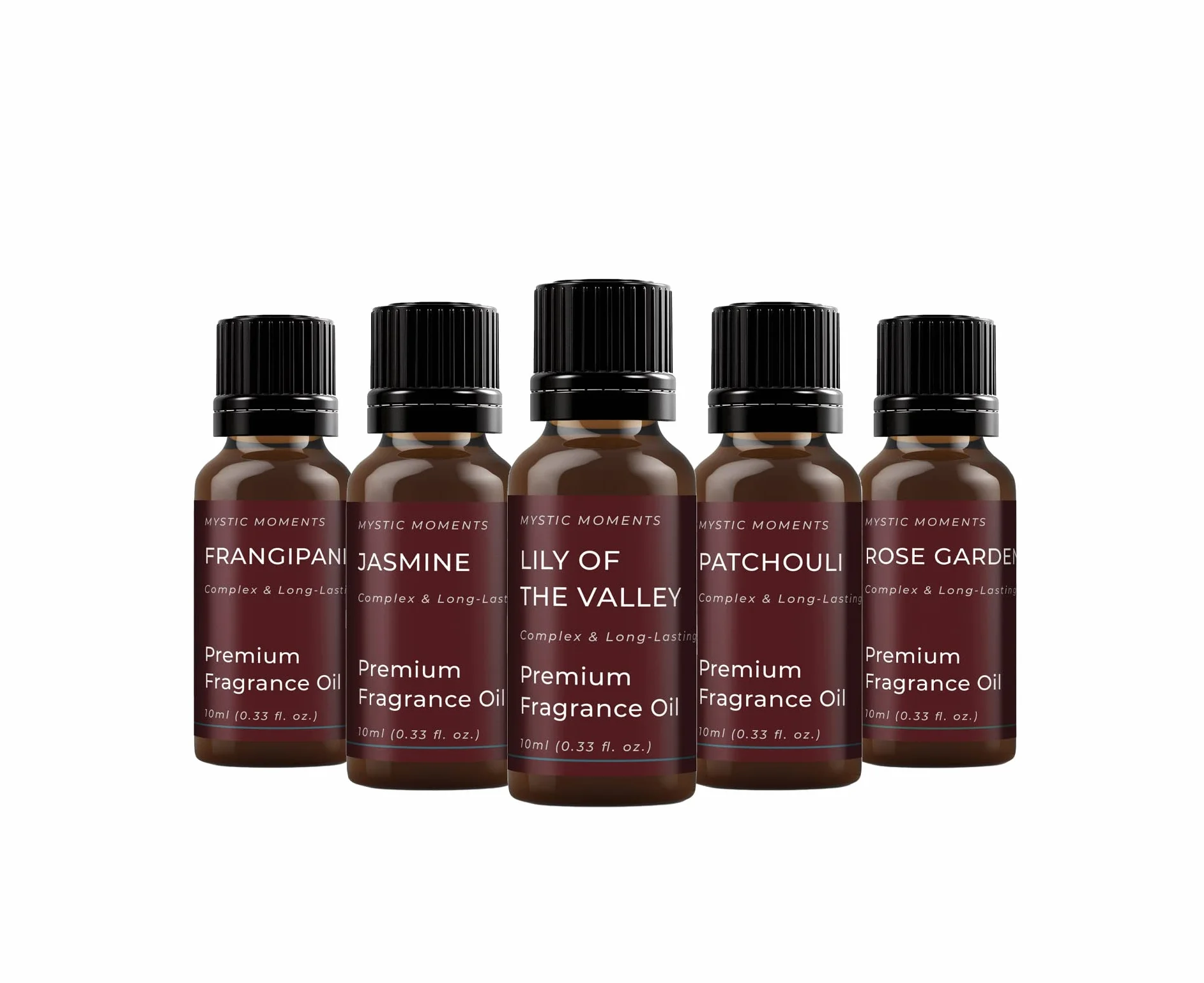 Mystic Moments | Kit Regalo Iniziale di Oli Profumati Preferiti Floreali 5x10ml | 5 Oli Profumati Floreali Premium | Ricche Fragranze per la Casa, di Lunga Durata