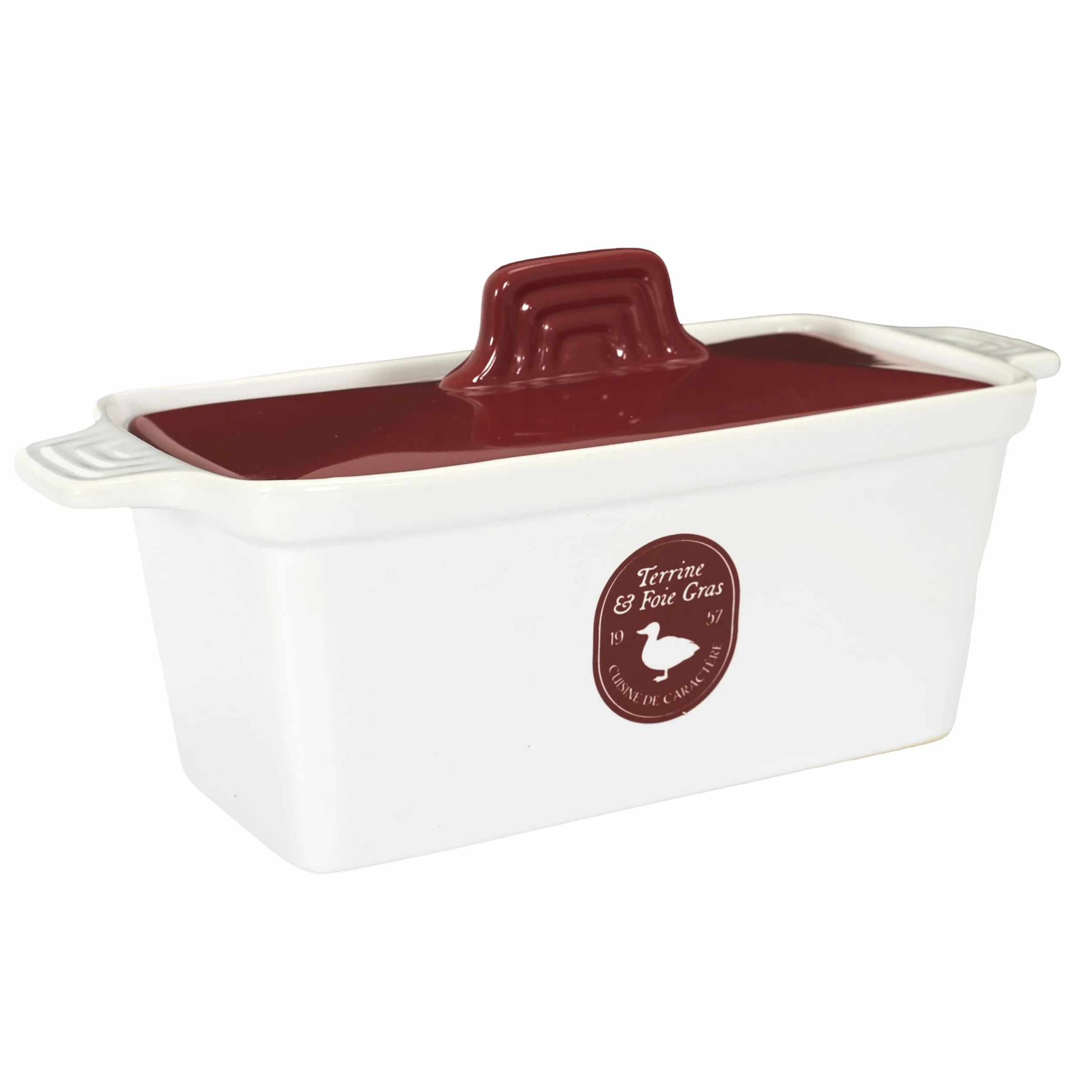 Vaschetta per foie gras in ceramica con pressa 25,5 x 11 x 27 cm Colori assortiti