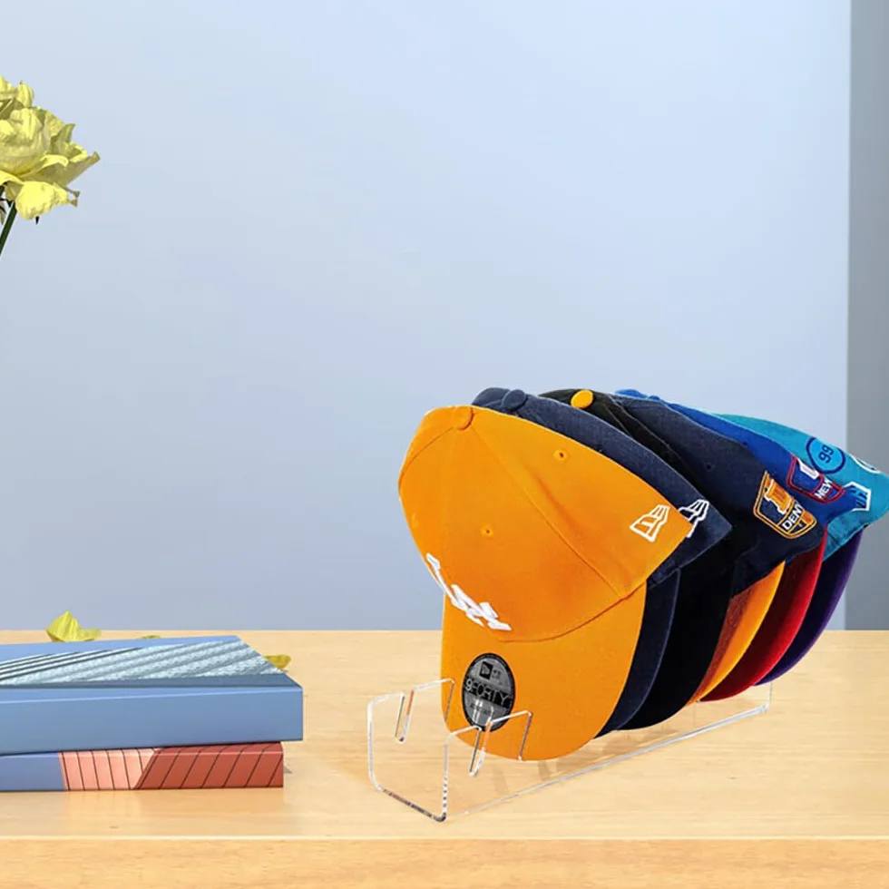 Supporto per Cappelli da Baseball - Organizzatore per 7 Cappelli - Non Installare - per Camera da Letto