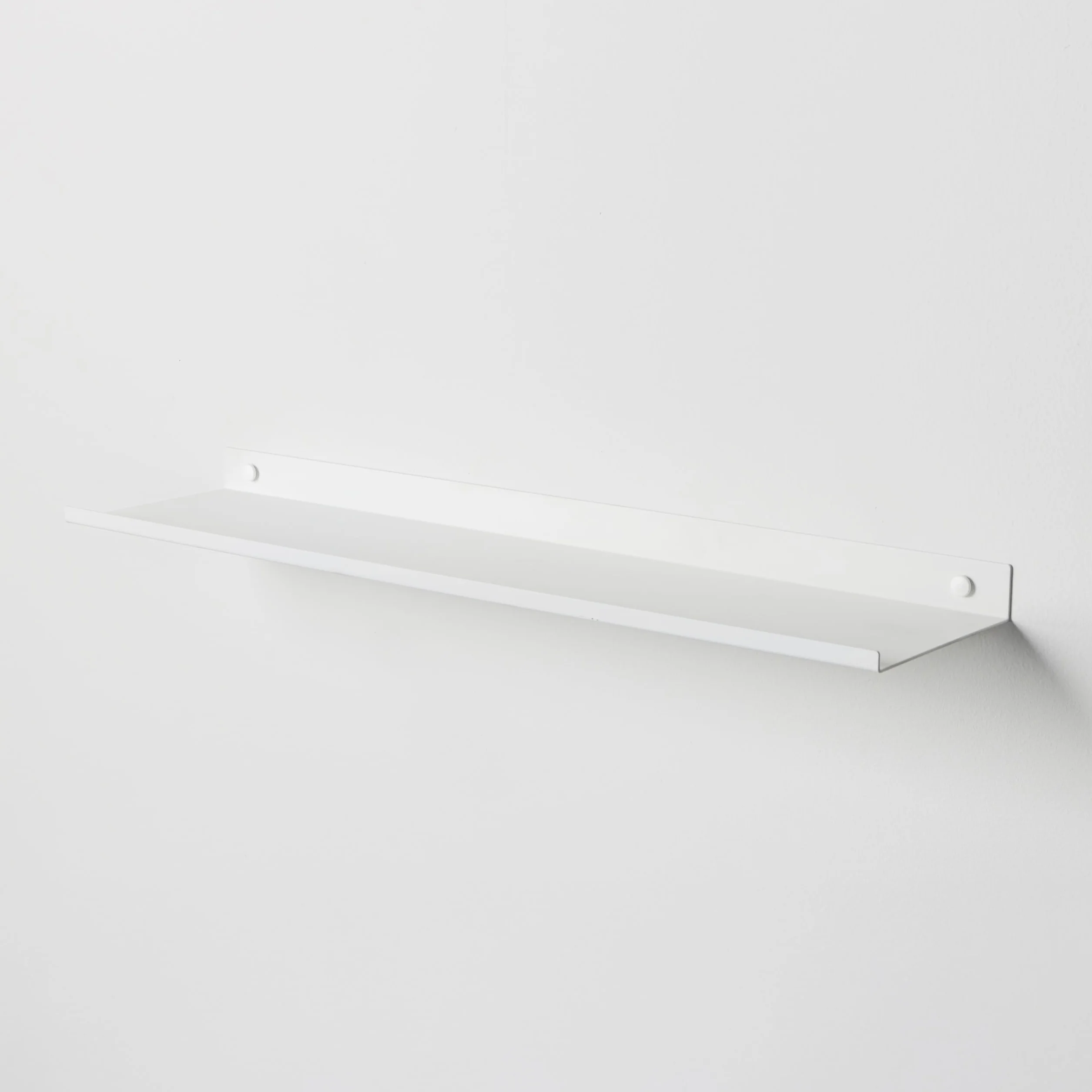 Steelnovo | Ortis, Mensola da Bagno in Metallo Verniciato, Mensola da Parete Portaoggetti, 60x3x14 cm, Colore Bianco, Design Moderno e Minimal, Scaffale da Muro, Porta Accessori, Made in Italy