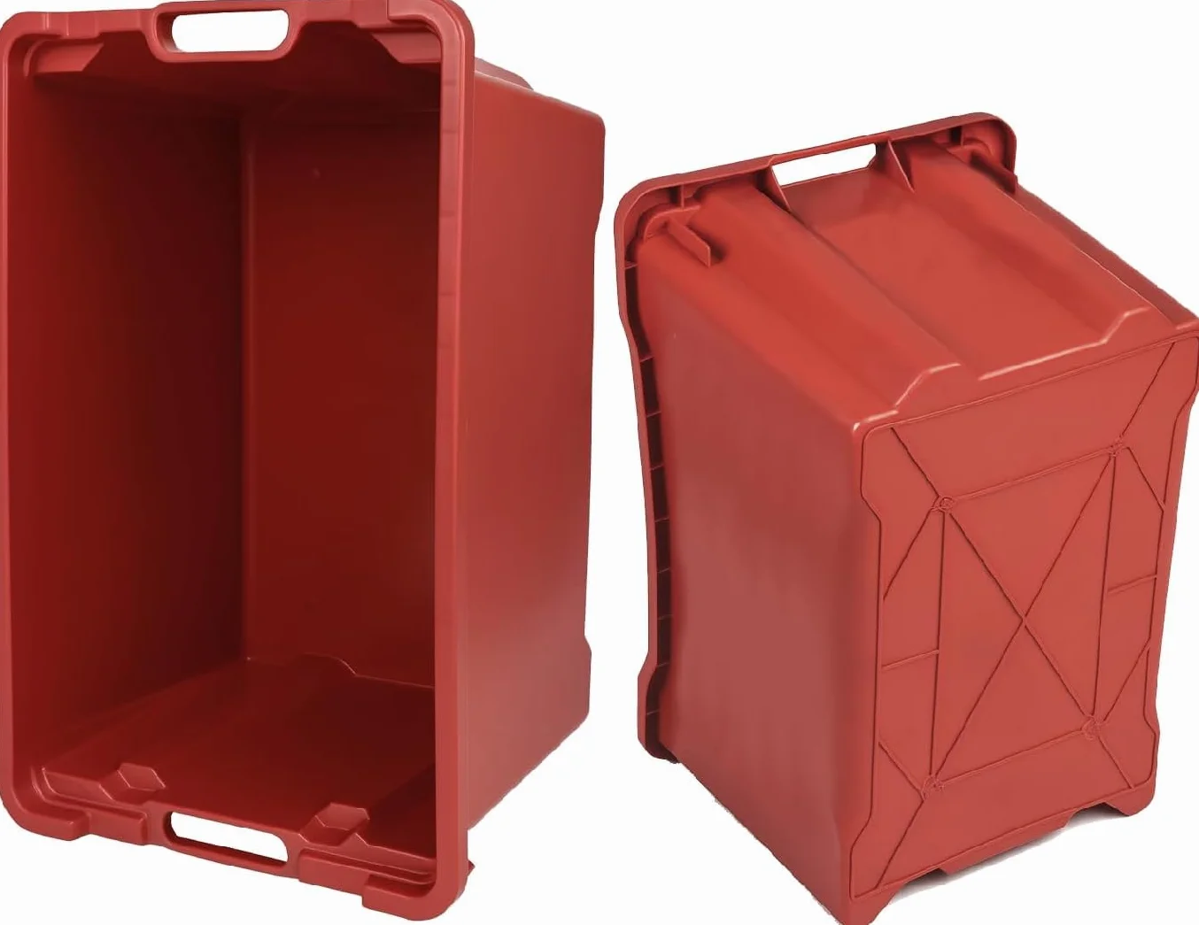 De Santis Contenitore cassetta fondo e lati chiusi tutta chiusa impilabile inseribile sovrapponibile plastica Lt 40 cm 52x36x31 agricoltura magazzini uffici laboratori (1)