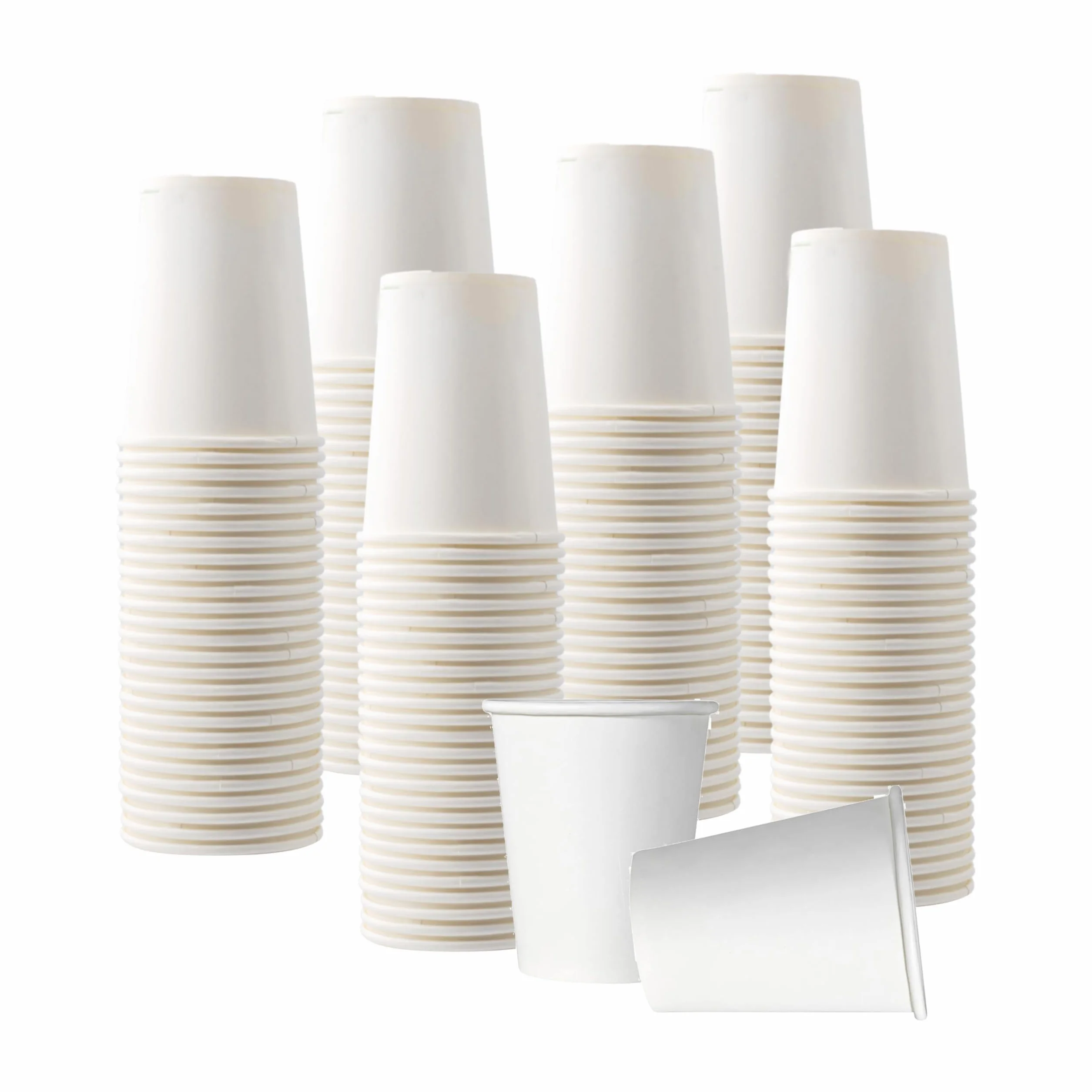 DETERMONDO Bicchieri in Carta 180 ml 500 Pezzi Compostabili Biodegradabili per Bevande Fredde e Calde