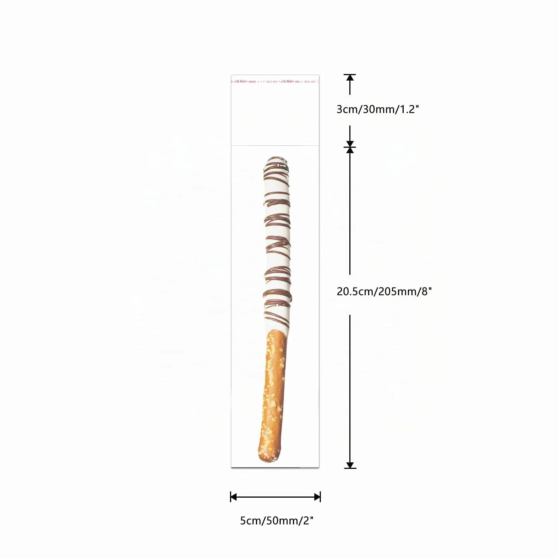 Sacchetti di Plastica Autoadesivi Lunghi 100 Pezzi 5x20cm Bustine Trasparente Richiudibili in Cellophane con Chiusura Adesiva 50µm per Gioielli Candele Decorazioni per Feste (5 misure a scelta)