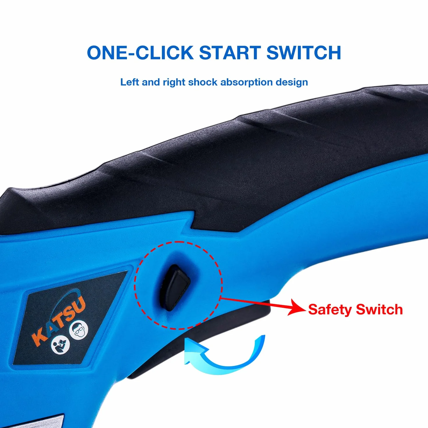 KATSU Tools Forbici Elettriche Cutter per Tessuti 3,6V Ricaricabile con 2 Teste da Taglio in Lega di Acciaio Forbici a Batteria per Tessuto Carta Cartone Pelle Panno
