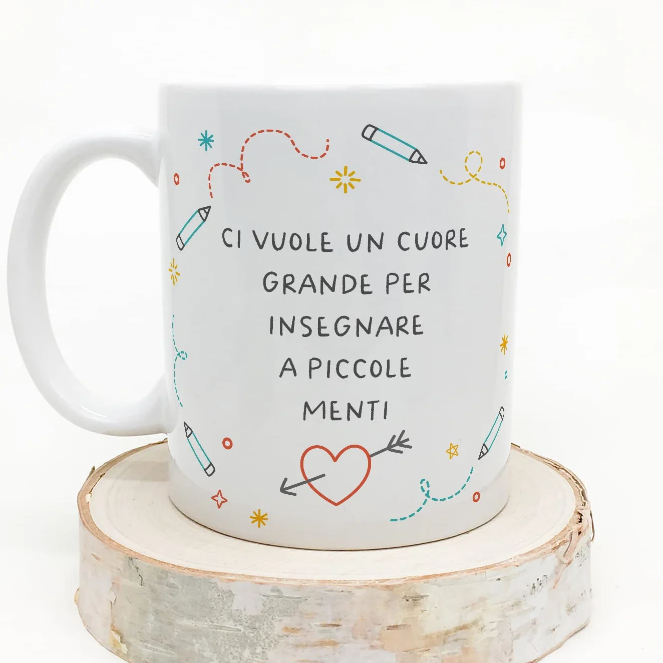 Tazza in ceramica per INSEGNANTE 11 oz 350 ml idea regalo compleanno natale laurea