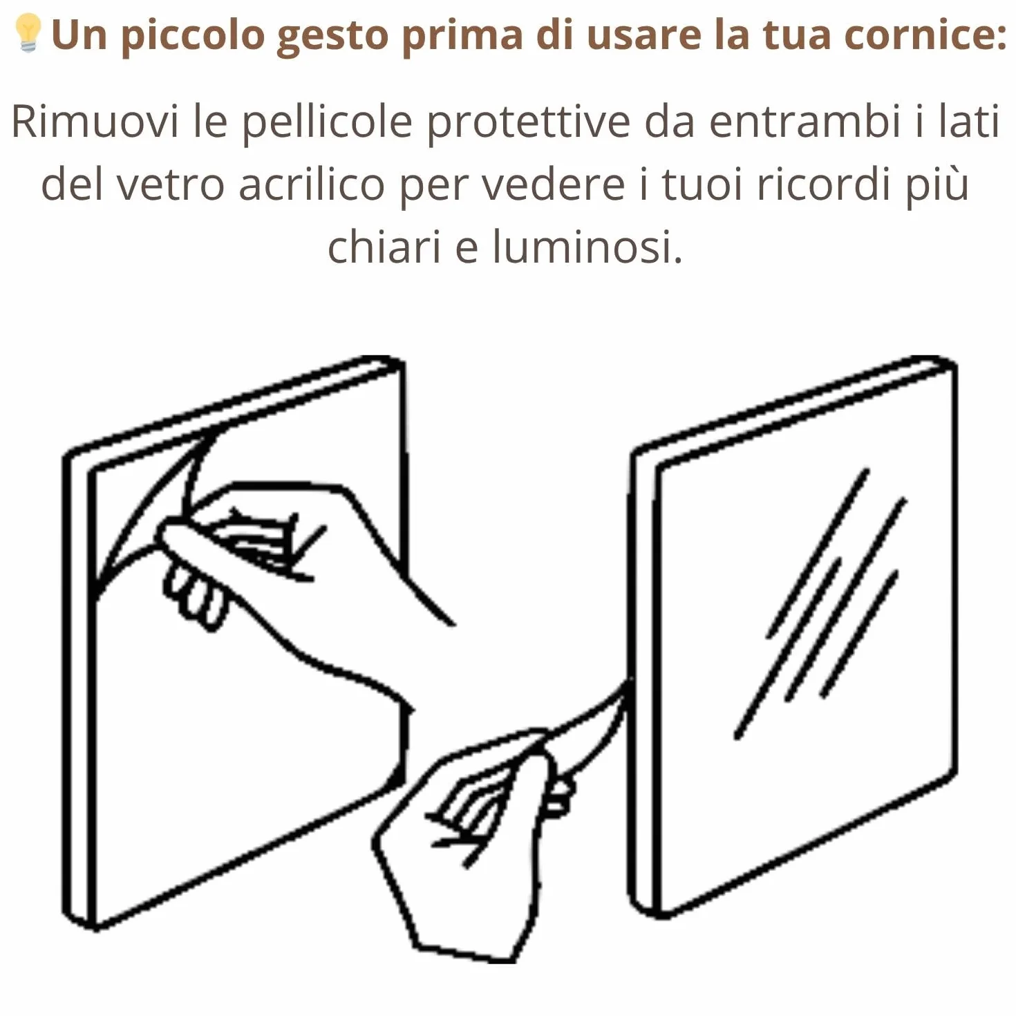 Regalo Nonni Cornice Foto 13x18 Bianca Legno Scritta Vi Voglio Bene Nonni Portafoto Appoggiare Appendere