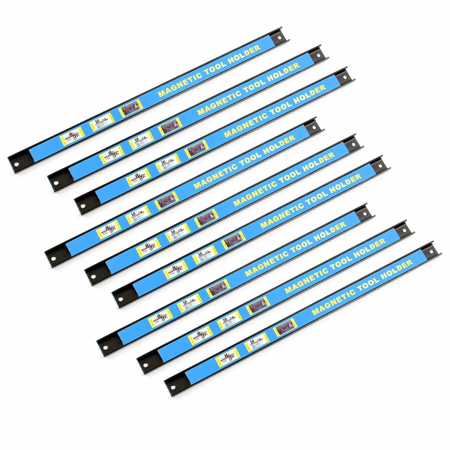 Set di barre magnetiche 9x46 cm porta utensili attrezzi montaggio a parete per officina