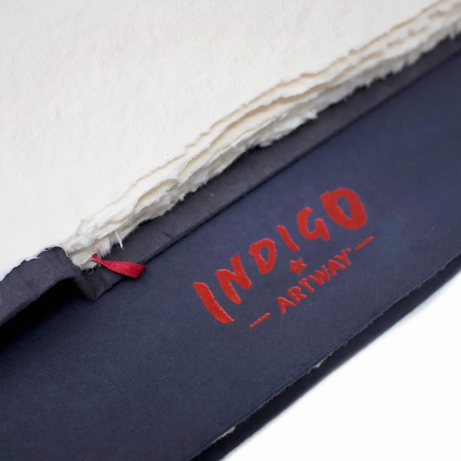 Artway Indigo Libro di Schizzi in Carta di Cotone A4 Paesaggio 70 Facciate 250gsm Trama Media Fatto a Mano