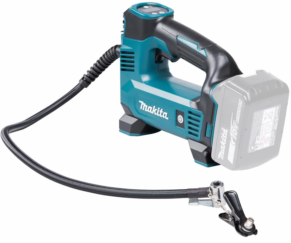 Makita COMPRESSORE ARIA PORTATILE 18V 0.83MP+LED+AUTOSTOP, nero