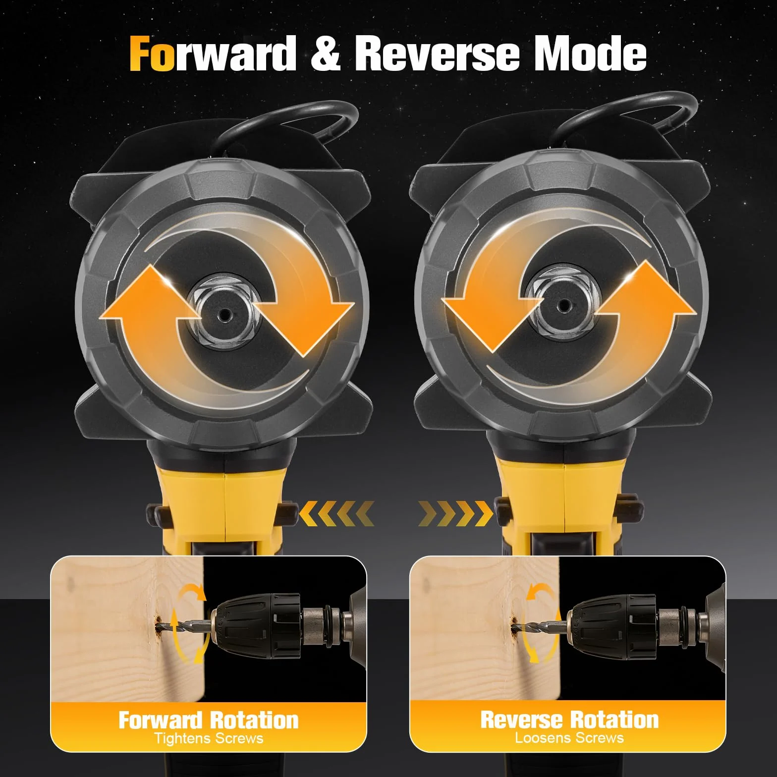 Avvitatore a percussione 1000N, 2 batterie, 3 velocità variabili, luce LED, Potente strumento a batteria, Avvitatore a percussione professionale per riparazione auto, Progetti fai da te