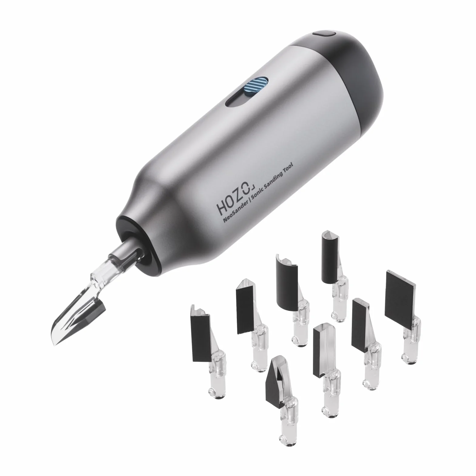 HOZO NeoSander - Mini levigatrice elettrica multifunzione con 13.000 spm per levigatura precisa, ideale per stampa 3D, modellismo, artigianato e fai da te