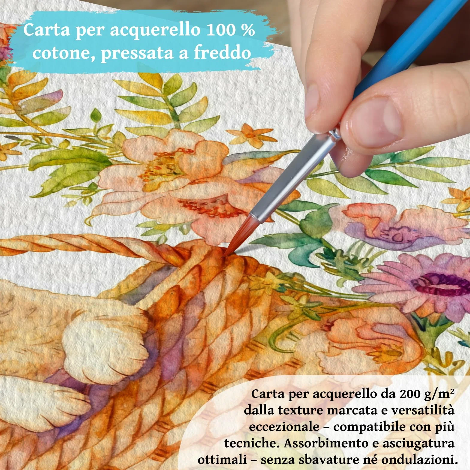 Elfew 2 Libri da Colorare ad Acquerello per Adulti, A5 Lavoro ad Acquerello, Album da Colorare per Adulti, Acquarelli per Dipingere, con 30 Disegni Unici, Artigianato Artistico