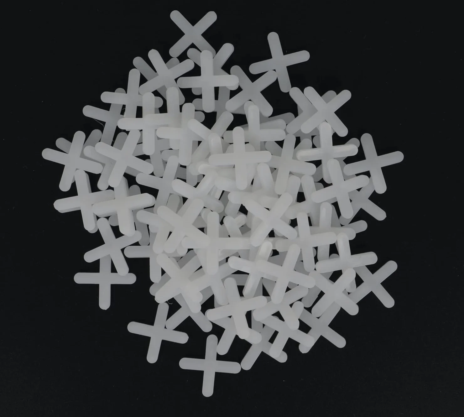 INTOX Croce per piastrelle 200 pezzi bianco 4,0 mm di larghezza per la posa di piastrelle