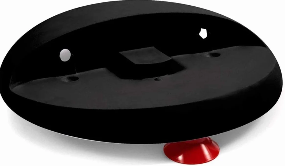 F. DICK Piastra di supporto per Rapid Steel (colore nero, adatto per tutti i tubi Rapid Steel, piastra con ventose, plastica)
