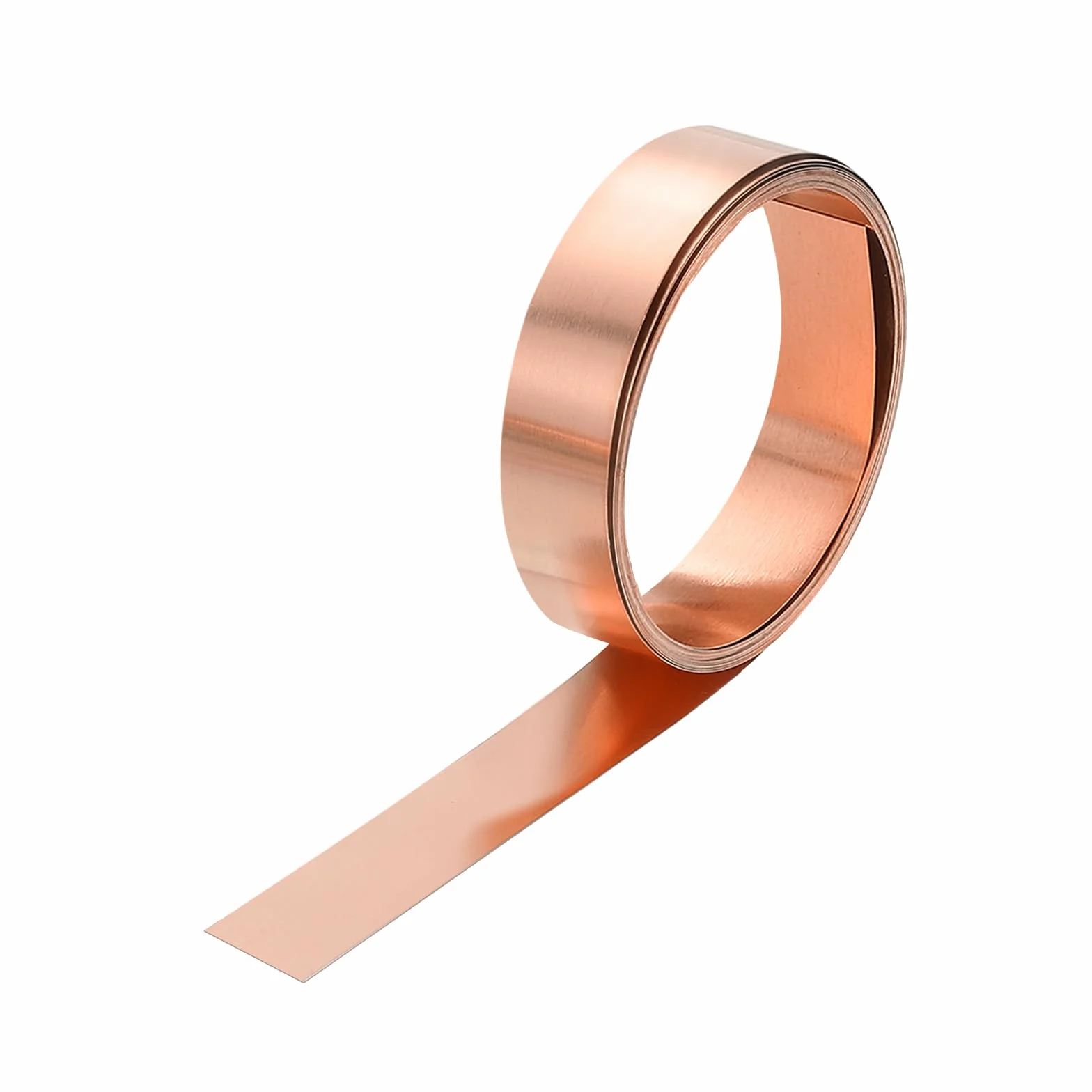 QUARKZMAN Lamiera Di Rame In Rotolo 2500mm x 10mm x 0.1mm 0.4" x 8.2ft 38 Gauge 99.9% Puro Rame Lamierino Metallico Piastra Per Progetti Fai Da Te Elettrici (Multiple Dimensioni)