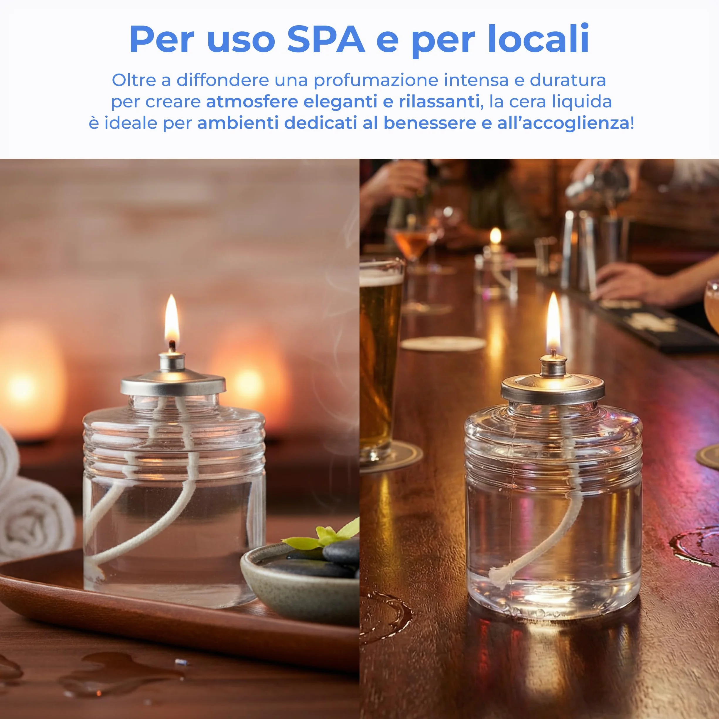 Cera Liquida 1 LT per Candele - Adatto per Uso Interno e Liturgico | Conforme Normative Europee