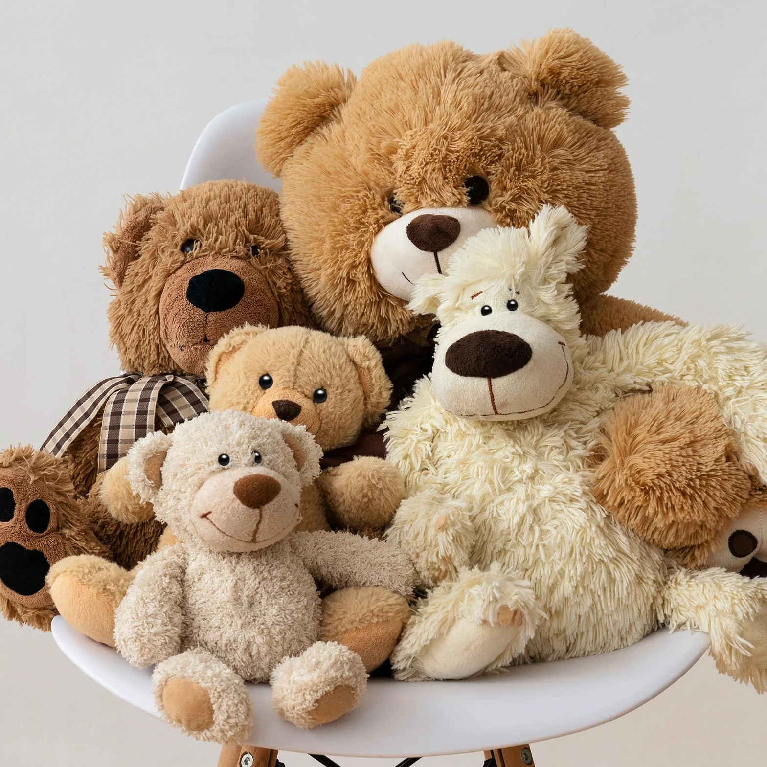 160 Pezzi Grandi Aspiri di Sicurezza Amigurumi 10-30mm Occhi Peluche Occhi di Sicurezza Nero per Uncinetto Occhi di Sicurezza in Plastica con Rondelle per Bambole Giocattoli Fai da Te Orsacchiotto