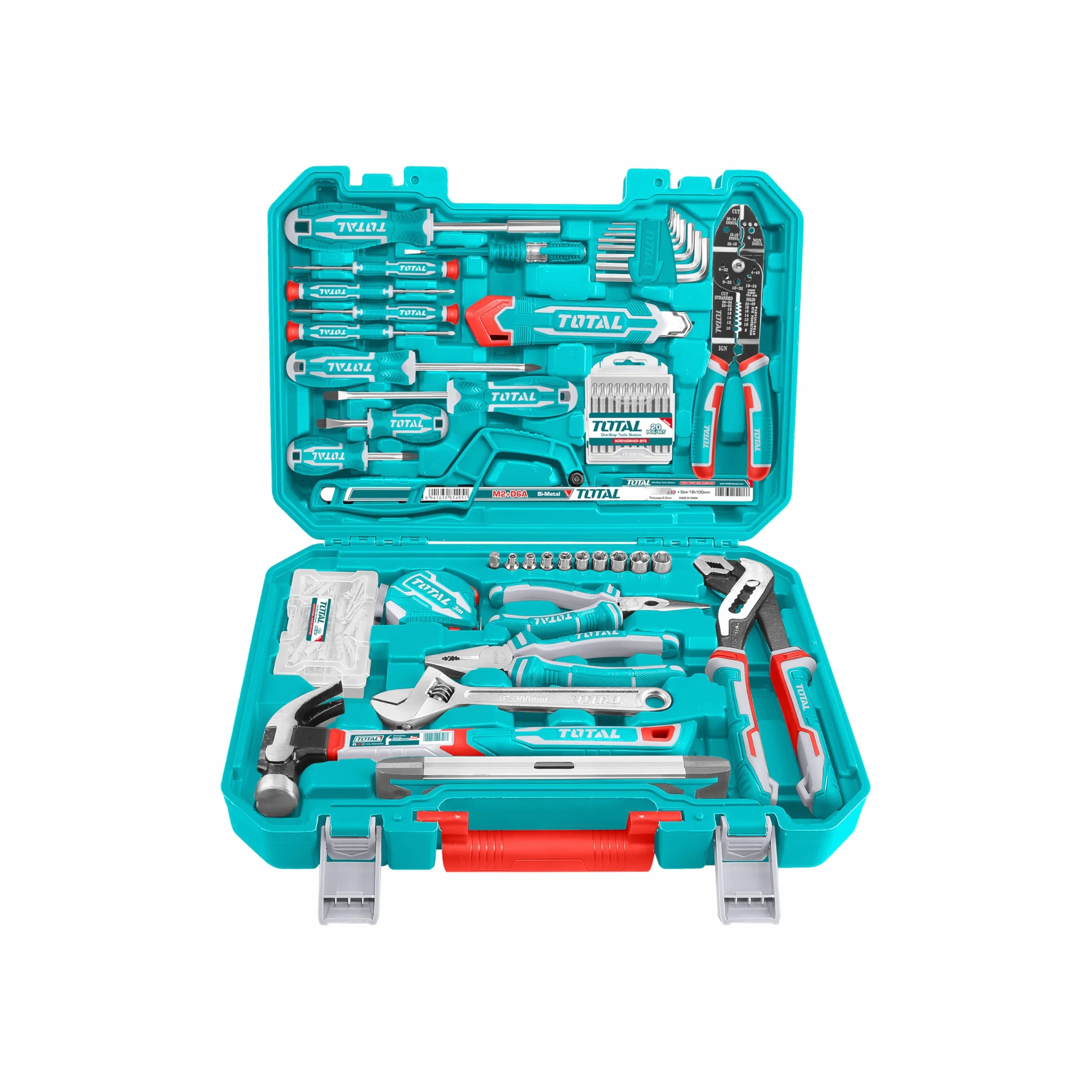Total Utensili manuali 168 pezzi Set THKTHP21686