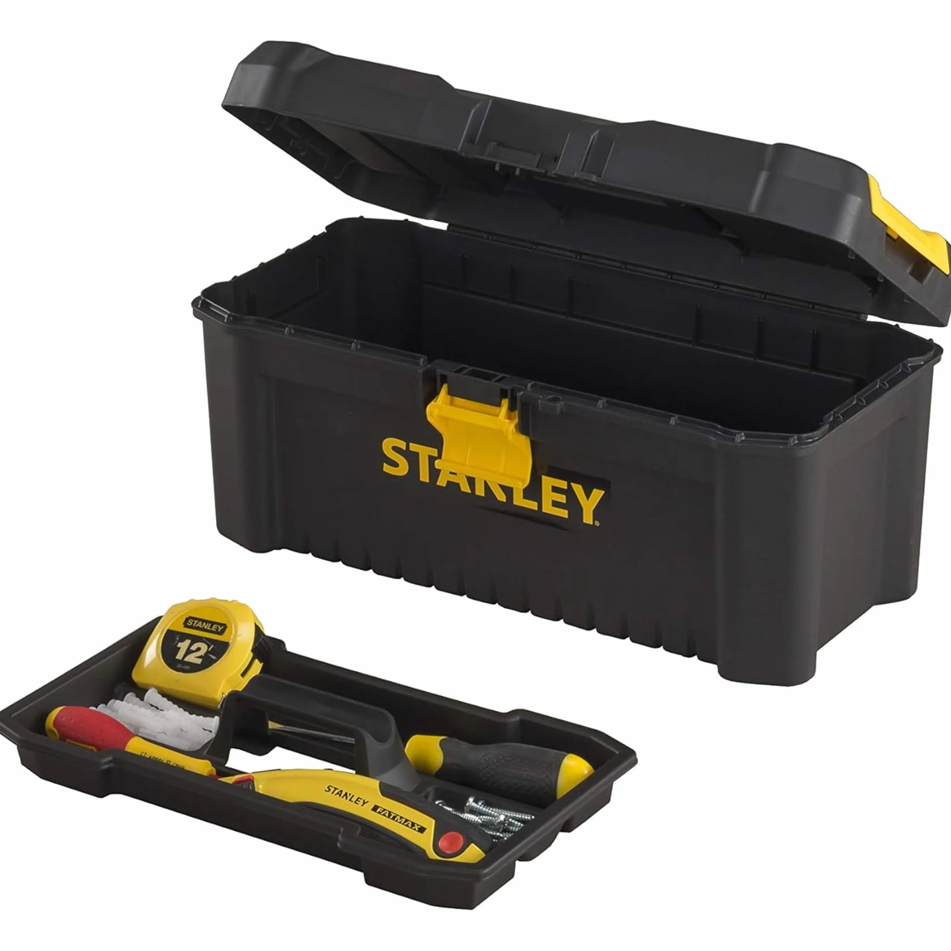 STANLEY STST1-75517 Cassetta Porta Utensili, Nero/Giallo, 16"