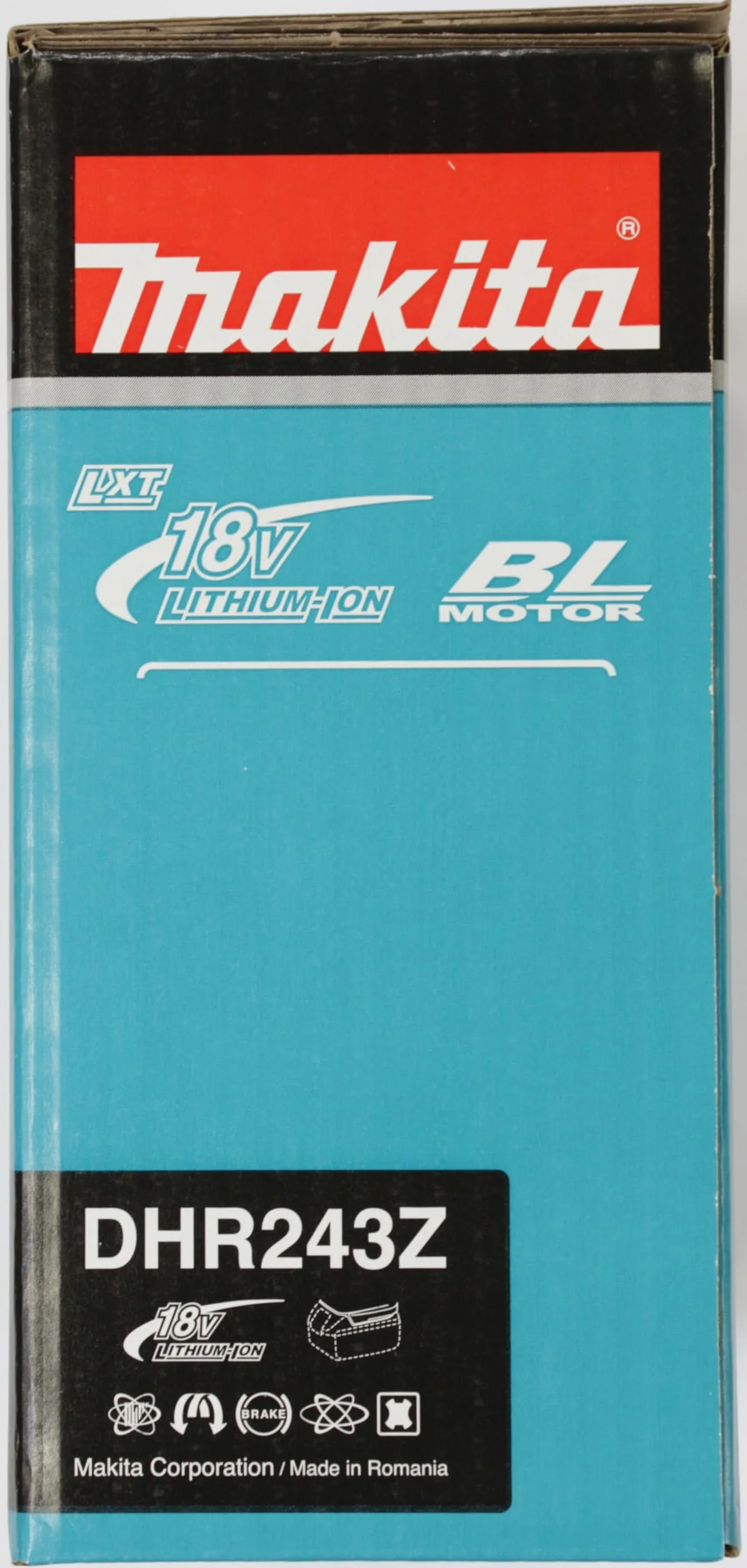Makita DHR243Z DHR243Z-Martillo ligero 18V SDS-Plus Litio-Ion 24 mm BL (portabrocas) Solo Maquina sin cargador Ni bateria, 1 V, Nero, Large