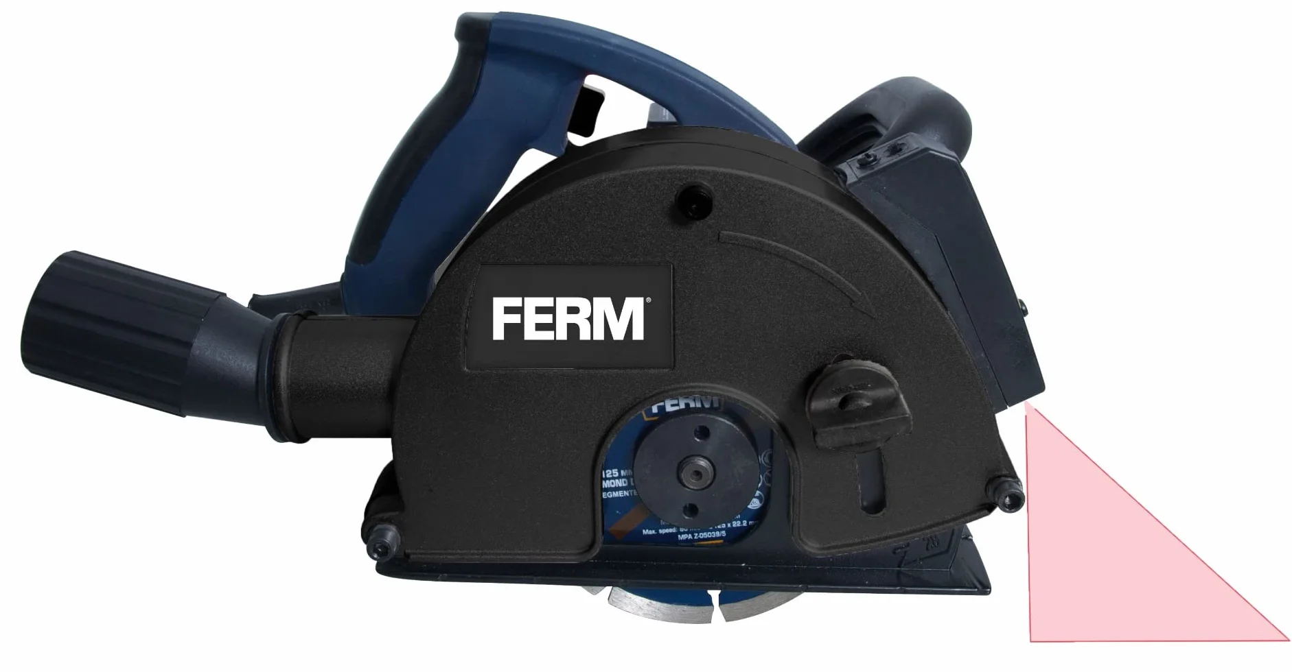 FERM Scanalatore 1700W 125mm