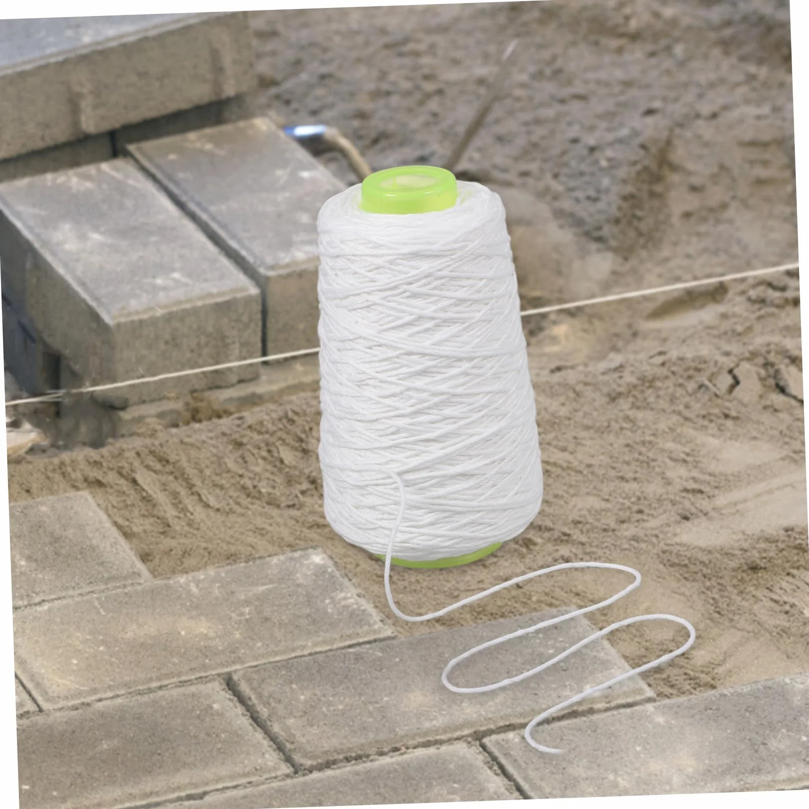 Uonlytech Filo di Muratura in Cotone Resistente alla Corrosione, Versatile e Bianco, per Layout in Cantiere e Lavori di Falegnameria