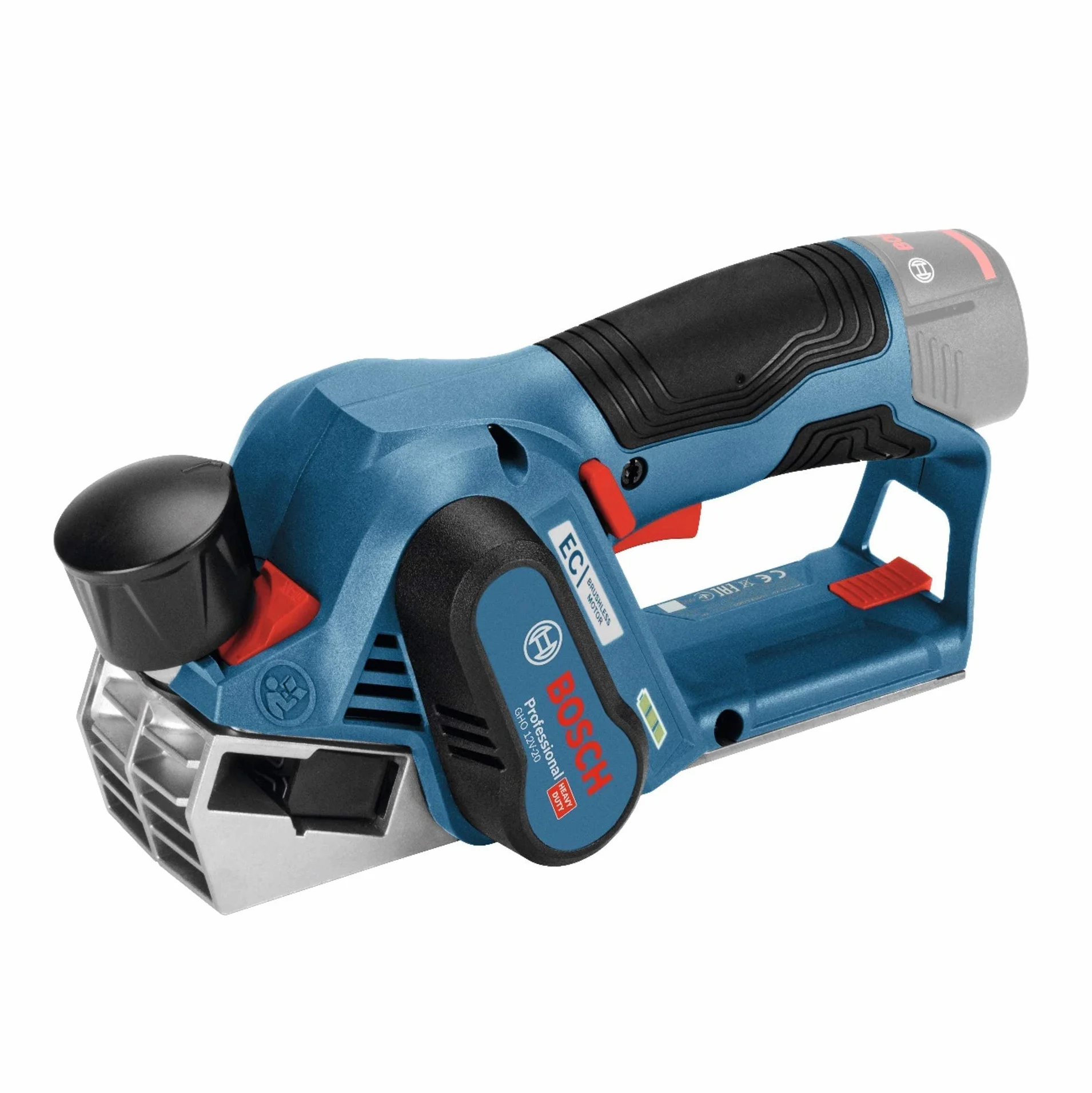 Bosch Professional 12V System Pialletto a batteria GHO 12V-20 (larg. di piallatura max.: 56 mm, senza batt./caricabatteria)