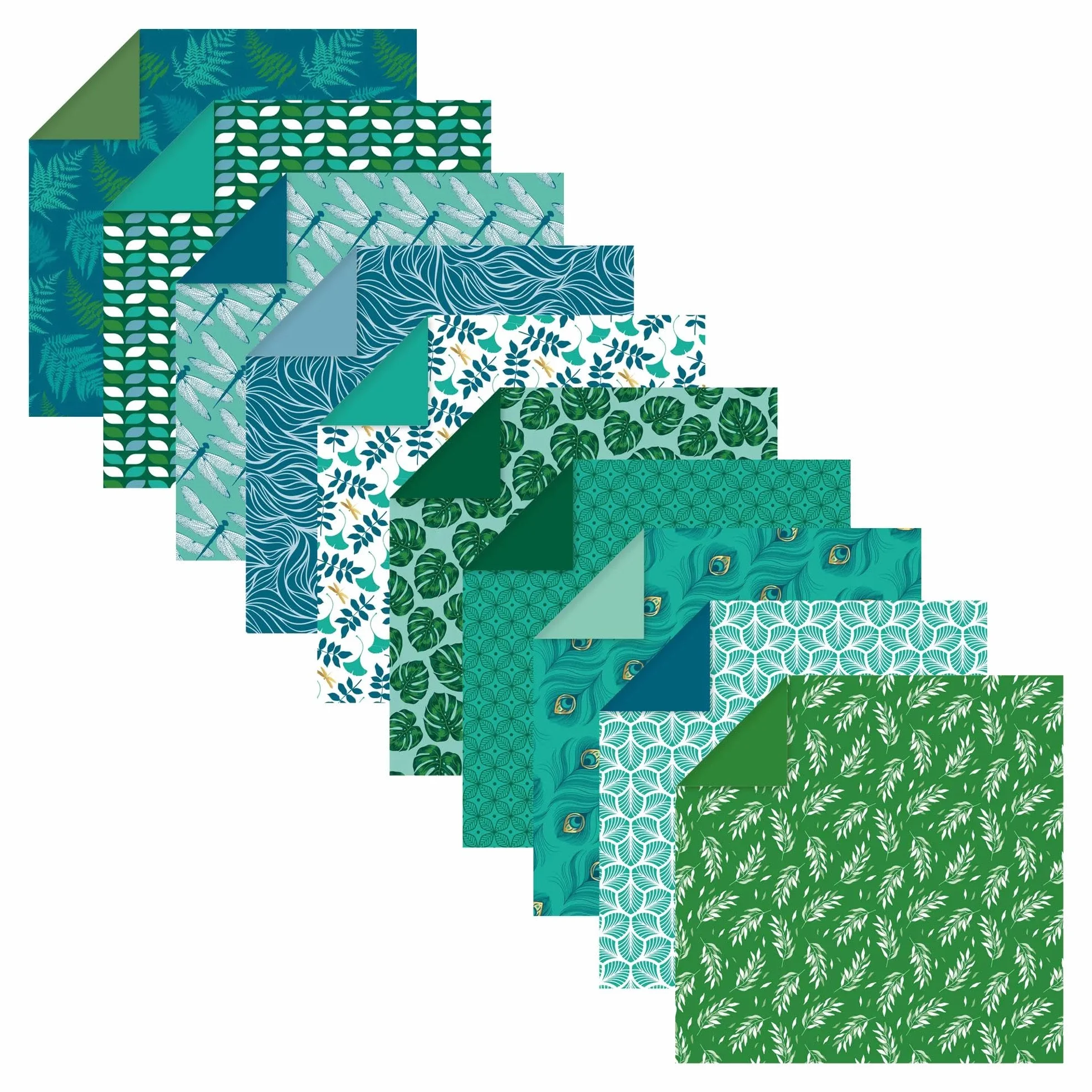 Clairefontaine 95354C Papier Origami 70g/m² 15x15cm 30 motivi colorati