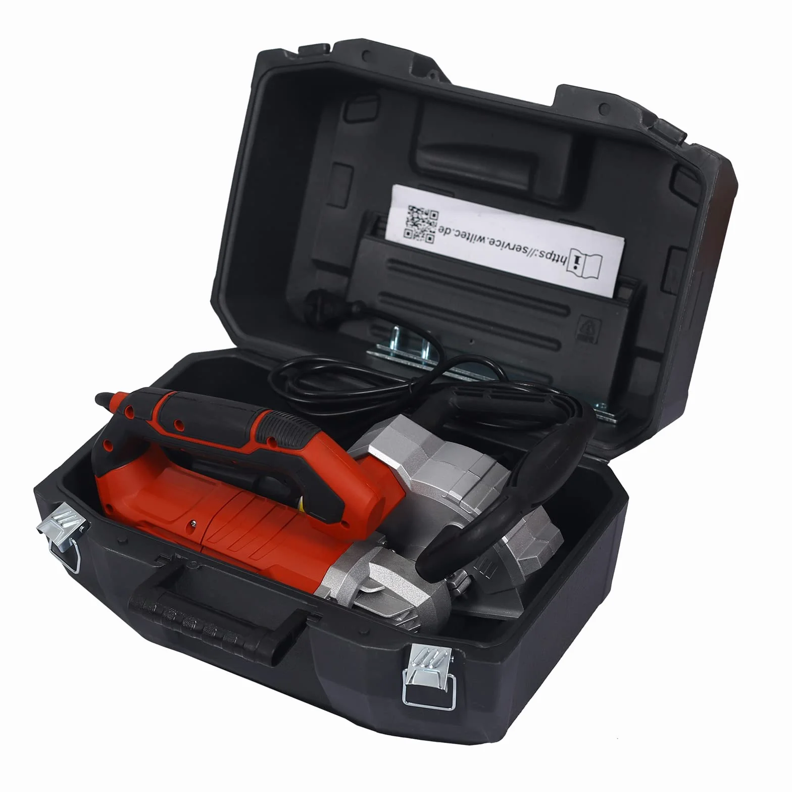 XPOtool Scanalatrice a fresa per muro 1350W con 2 dischi Ø125mm con adattatore per aspirapolvere