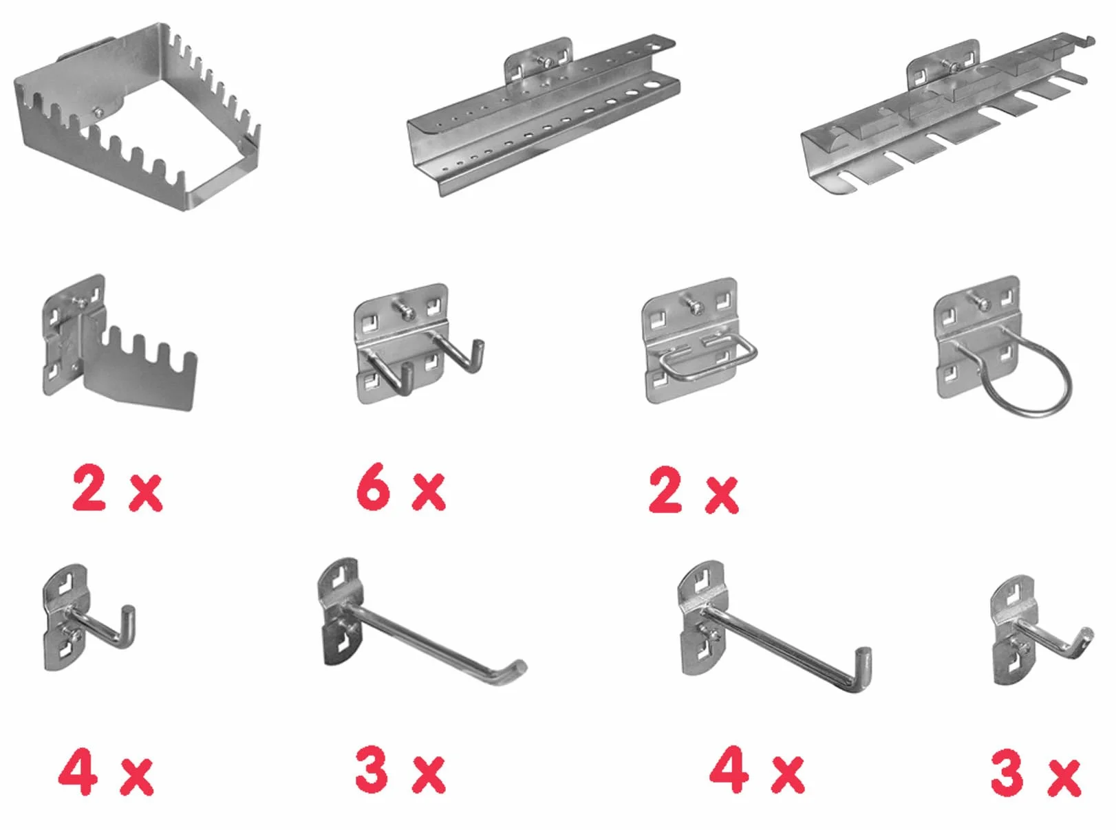 Güde Supporto assortimento di utensili, 28 pezzi