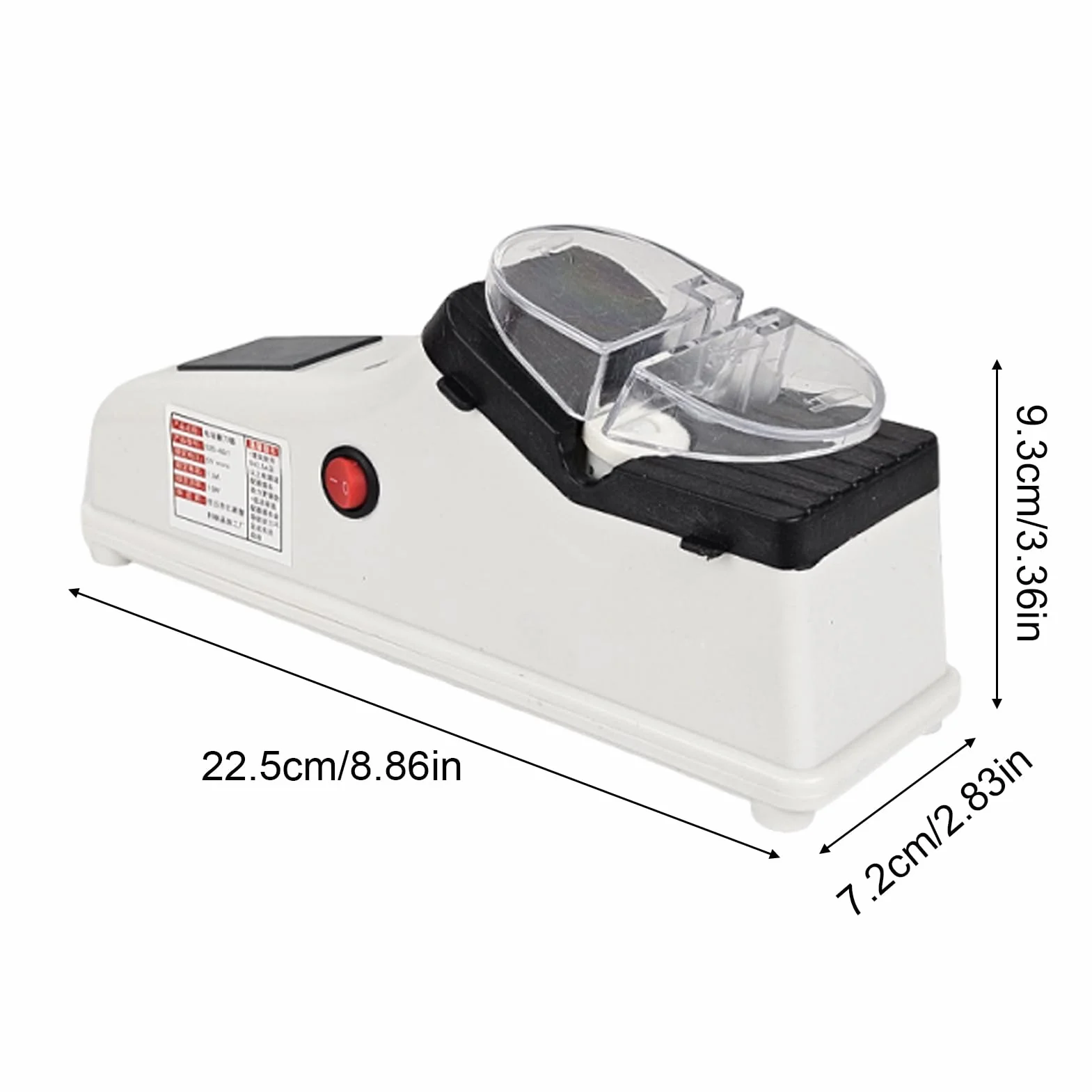 Affilacoltelli elettrico Surudoisharp Pro - Affilacoltelli professionale da 1 unità, strumento automatico per coltelli Prosharpen | Etercitenal Hailoyear Ndfinitee Affilatore con copertura protettiva