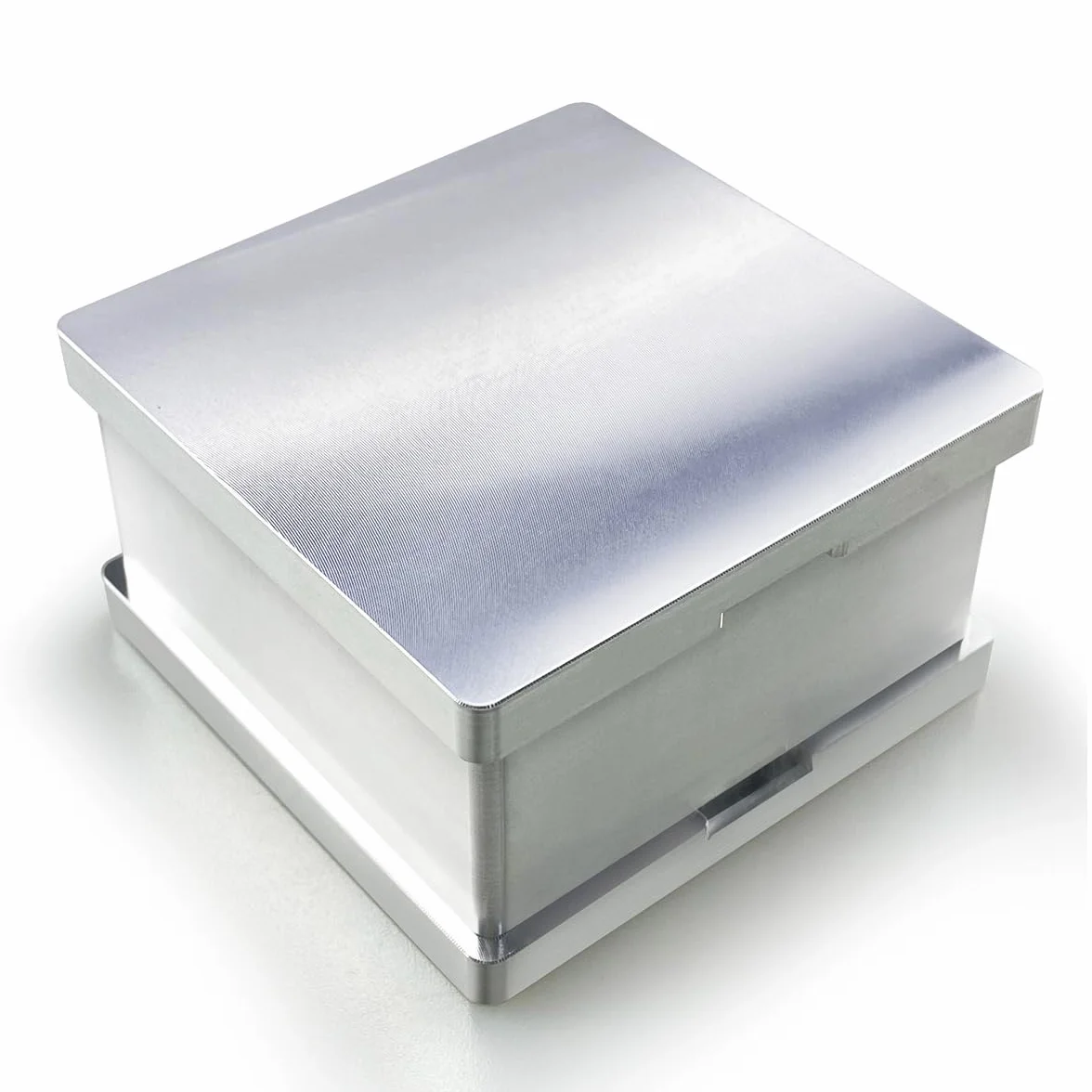 6,3x6,3 cm quadrato colofonia pre-stampo, stampo in metallo pre-pressa per l'estrazione senza solventi fai da te