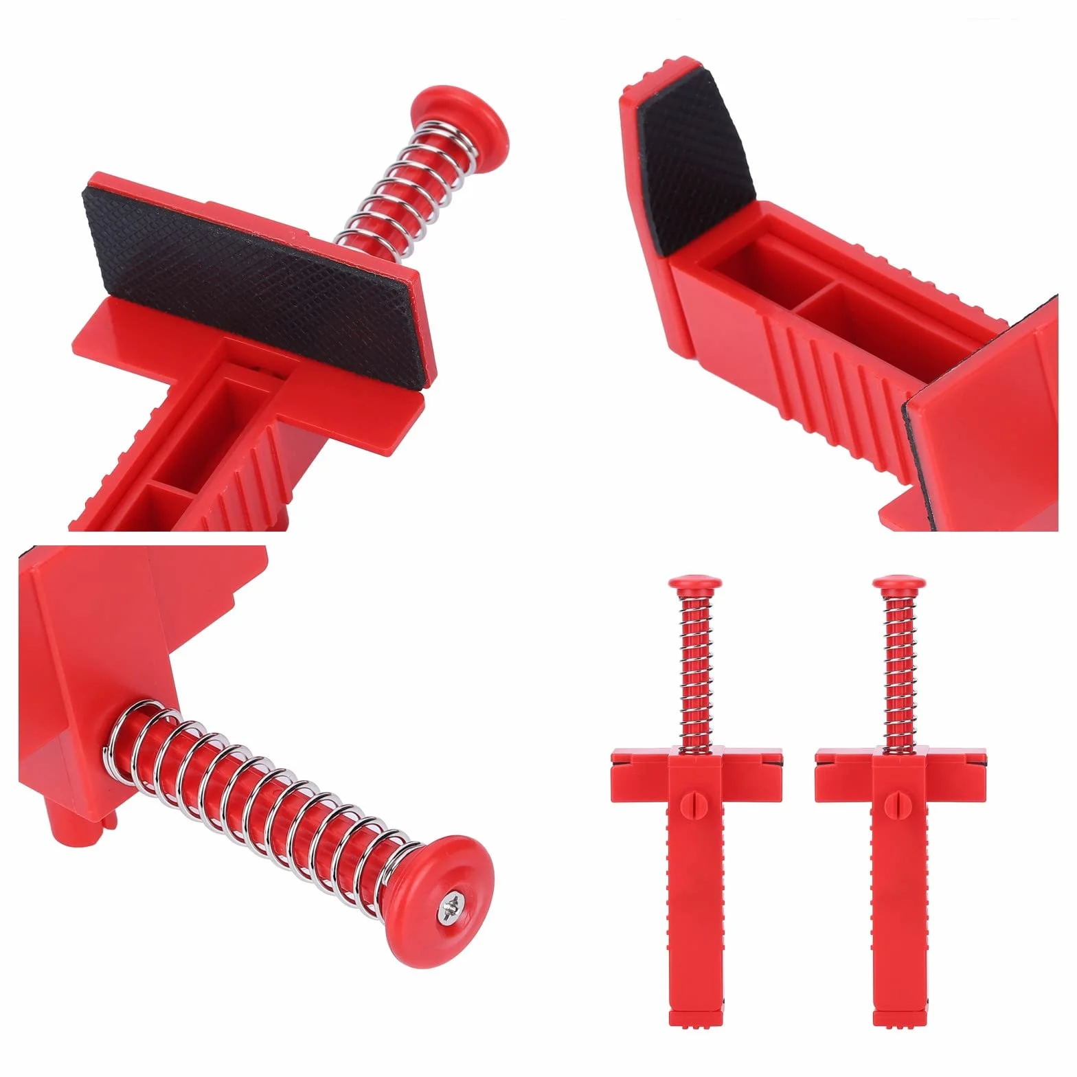 GAESHOW Mattone Fodera Corridore Livellamento, 2PCS Brick Liner Runner Wire Drawer Strumento per muratura Strumento di misurazione livellamento Accessorio per ingegneria Linee (Rosso)