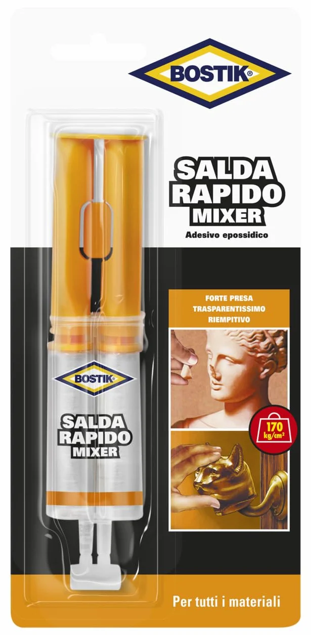 Bostik 10929 Salda Rapido Mixer, Trasparente, 24 ml