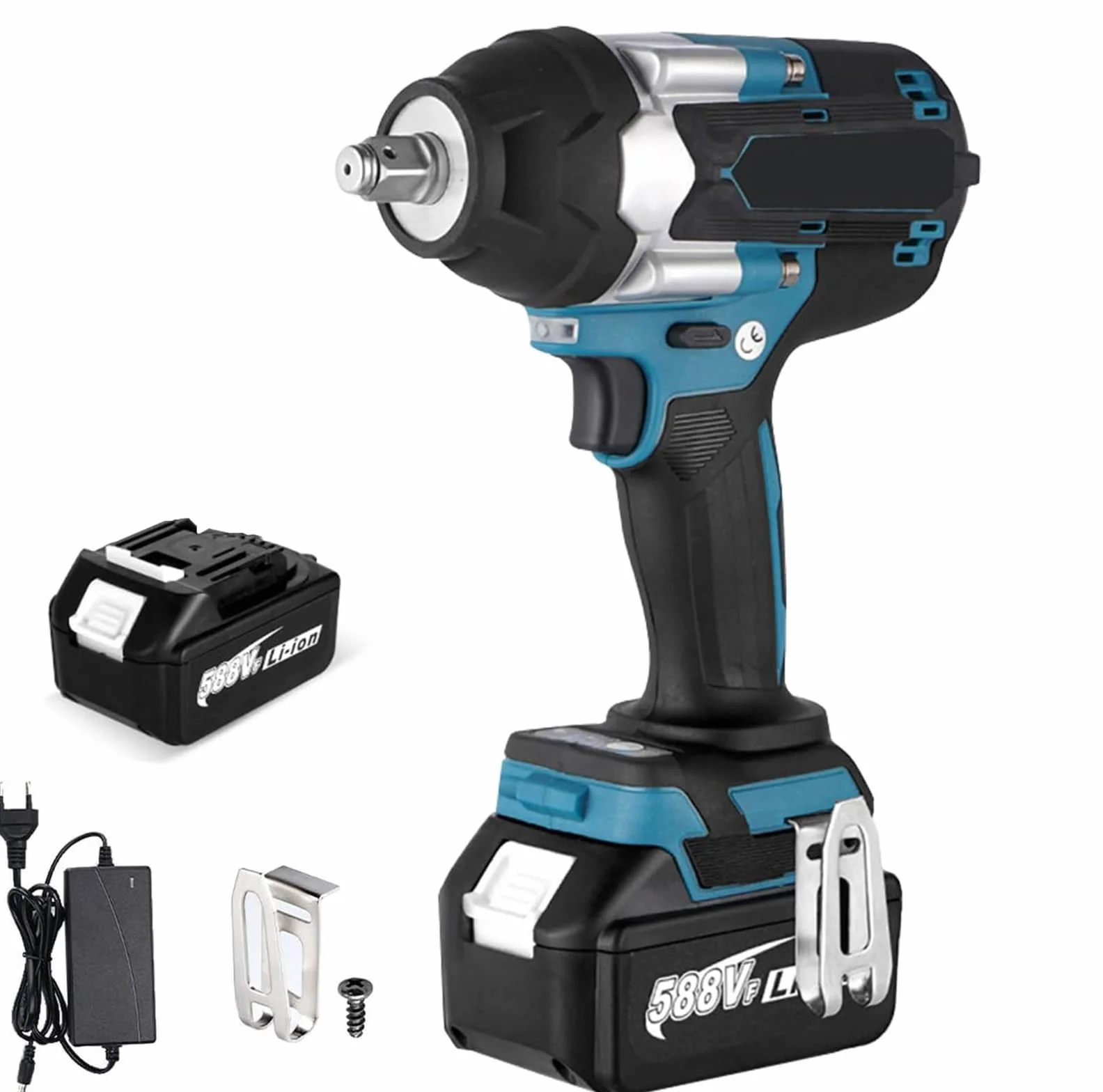 Makita 18V Avvitatore a percussione a batteria 1/2" 7200 rpm 5 velocità 1800N.M con luce LED