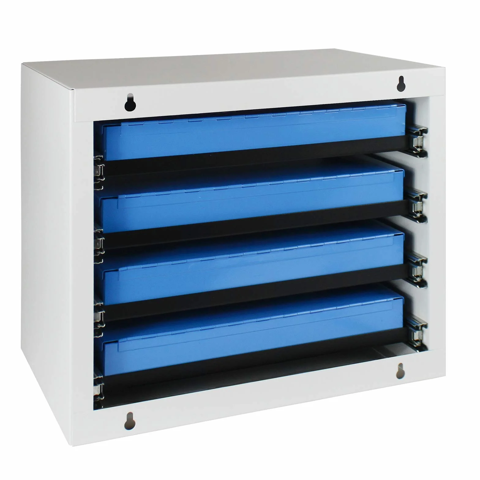 ADB Cassetti portautensili cassaforte valigetta assortimento RAL7035/5015 scatole in lamiera d'acciaio