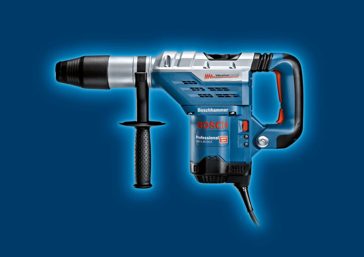 Bosch Professional Martello Perforatore Gbh 5-40 Dce (Motore da 1.150 Watt, Potenza del Colpo 8,8 J, in Valigetta Professionale)