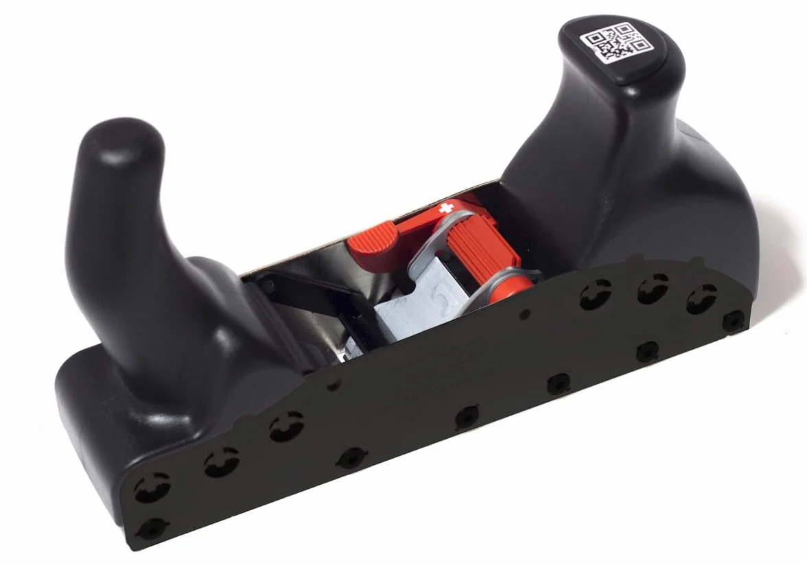 RALI 220 EVO B: Pialla a mano Senza Affusione per la lavorazione del legno con 2 Impostazioni veloci: Profondità di taglio e contrferro | Pialla professionale da Falegname Sempre Operativo!
