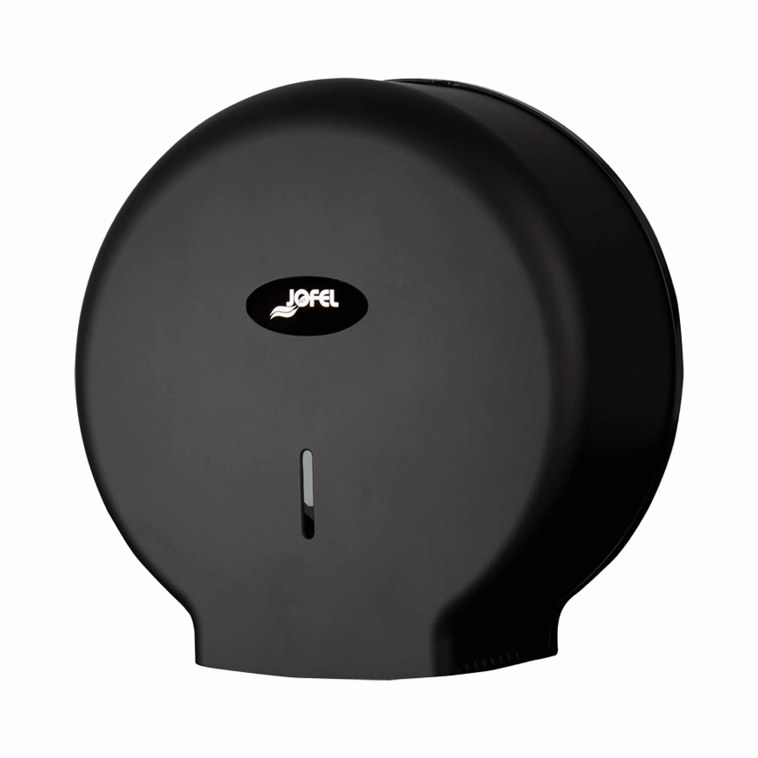 Jofel - Distributore industriale medio di rotoli di carta, 300 m, diametro 220 mm, anima 45 mm, ideale per bagni pubblici, ABS di alta qualità, AE57600-MT nero opaco
