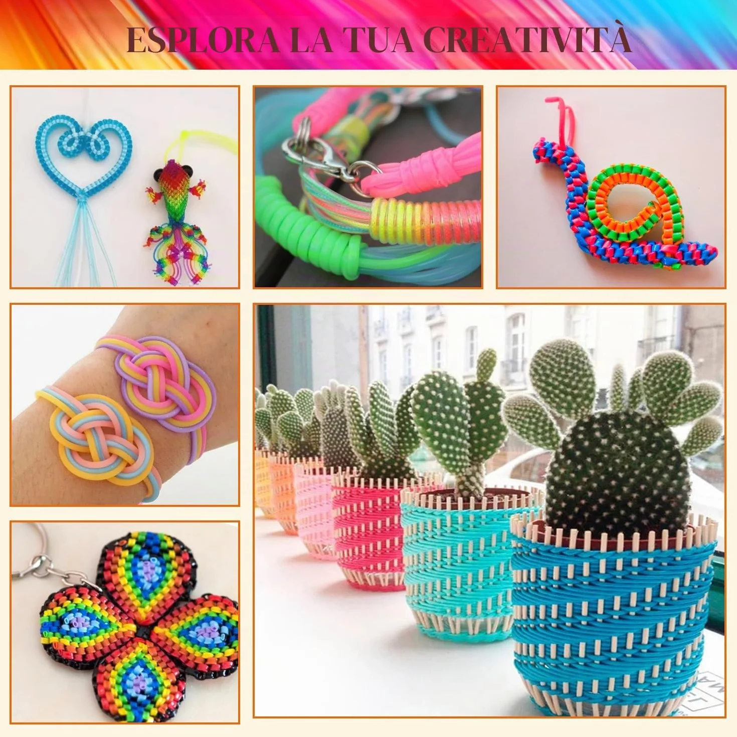 295 Pezzi Kit di Fili per Scooby Doo, Scooby Doo Fili 20 Colori Scubidu Brillantini con portachiavi, ganci, perline di legno, pom poms, filo e pulitore per pipa per Creare Braccialetti, Collane