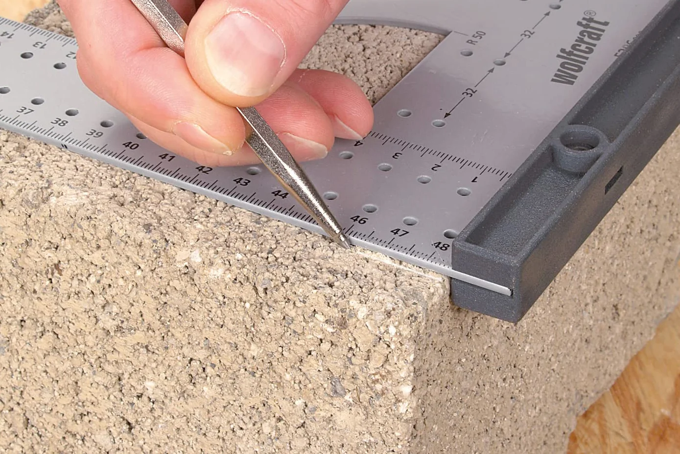 wolfcraft Punta per tracciare I 7985010 I Per tracciare linee e forme su pezzi in metallo