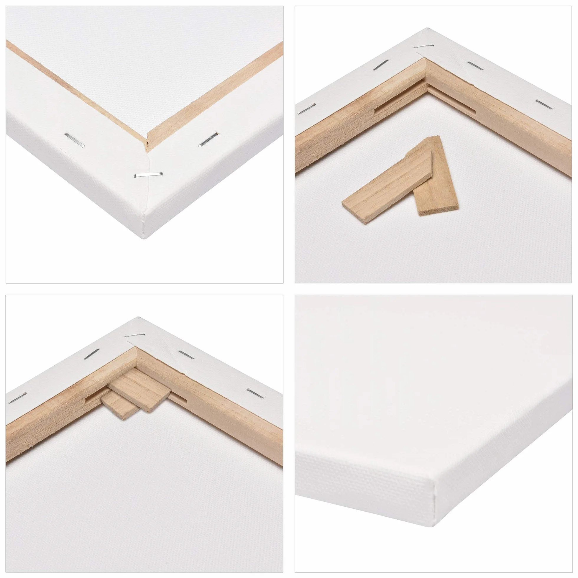 Artina Tela per Dipingere 100x50 cm - 100% Cotone 280g/m² – Telaio in Legno Certificato FSC – Non Si deforma – Canvas Tela Bianca Tele per Pittura – Tele per Dipingere Grandi Akademie