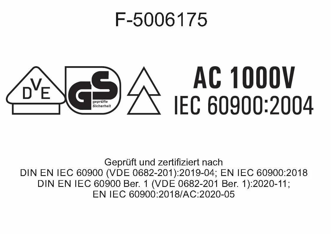 Set INGDAUM VDE 4 pinze 6" 160 mm 1000 V isolato tronchese laterale becchi mezzotondi curvi becchi tondi universale