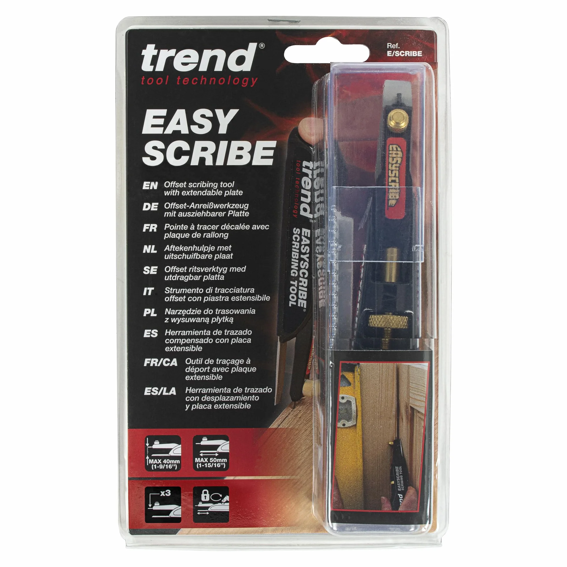 Trend Strumento di scrittura EasyScribe, nero, 700 mm, E/SCRIBE