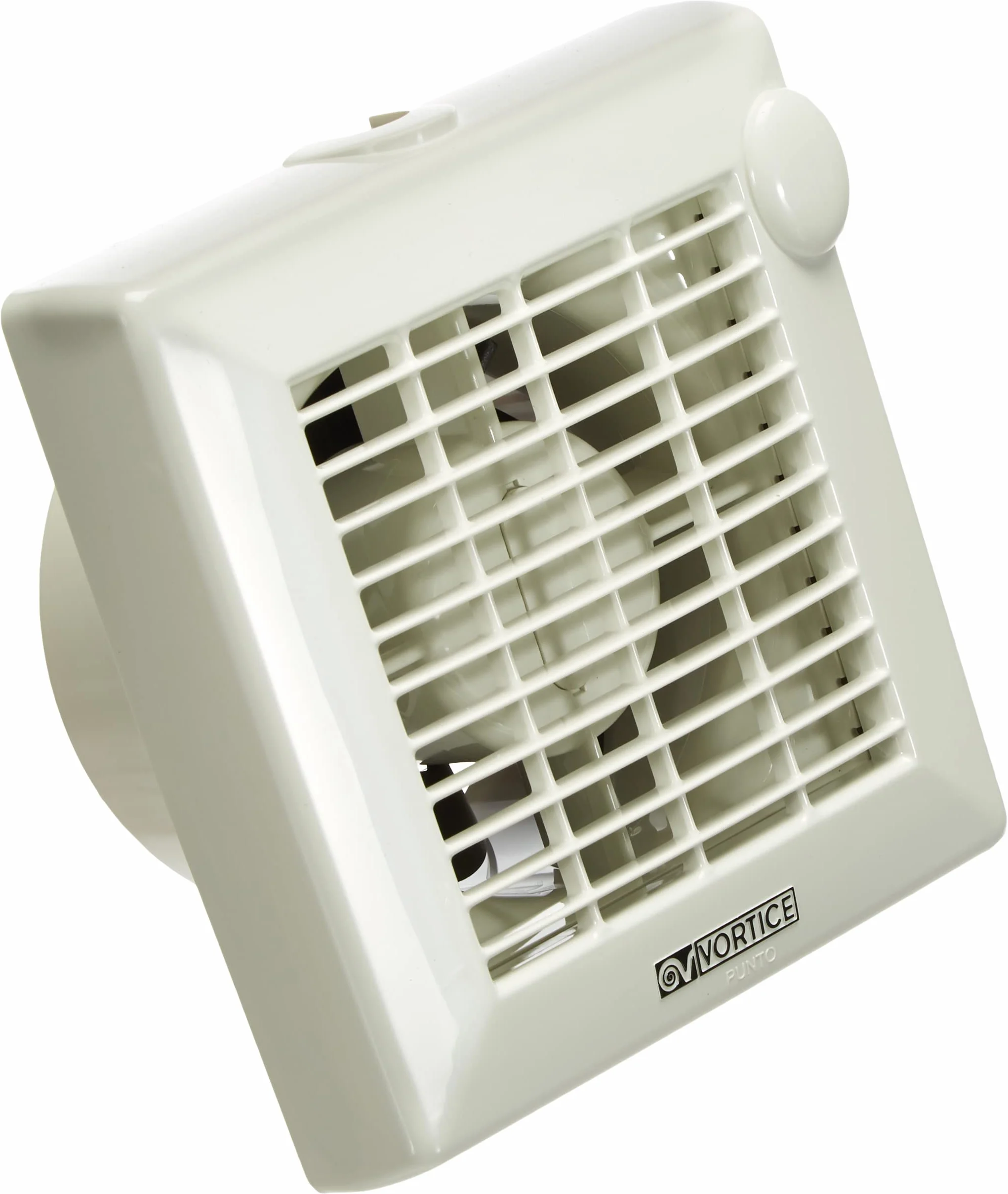 Vortice 11301 Aspiratore Elicoidale Punto Vortice da Muro o Vetro, Bianco